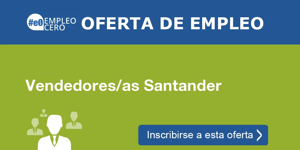 Vendedores/as Santander